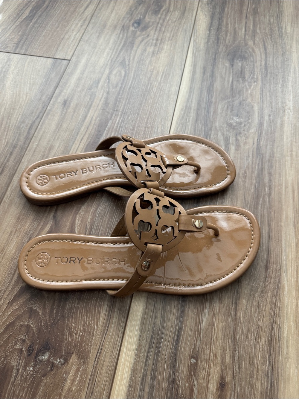 Tory Burch Miller Patent Sandal - Picture 2 of 6